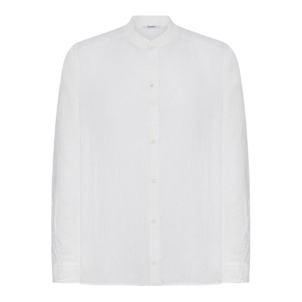 Transit Men Mandarin Collar Shirt
